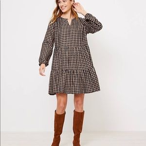 NWT Loft Plaid Dress